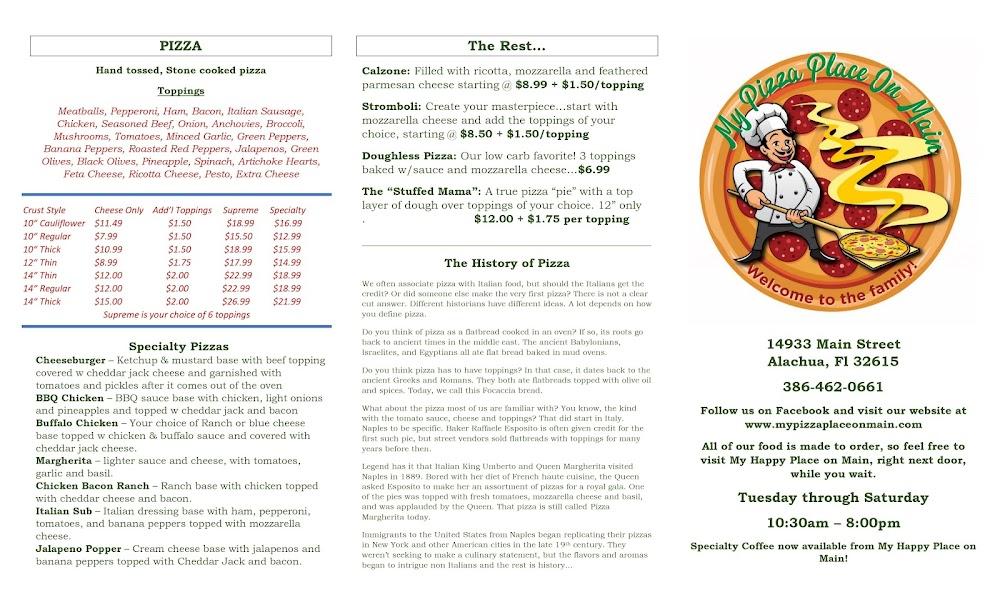 My Pizza Place on Main Menu image 1